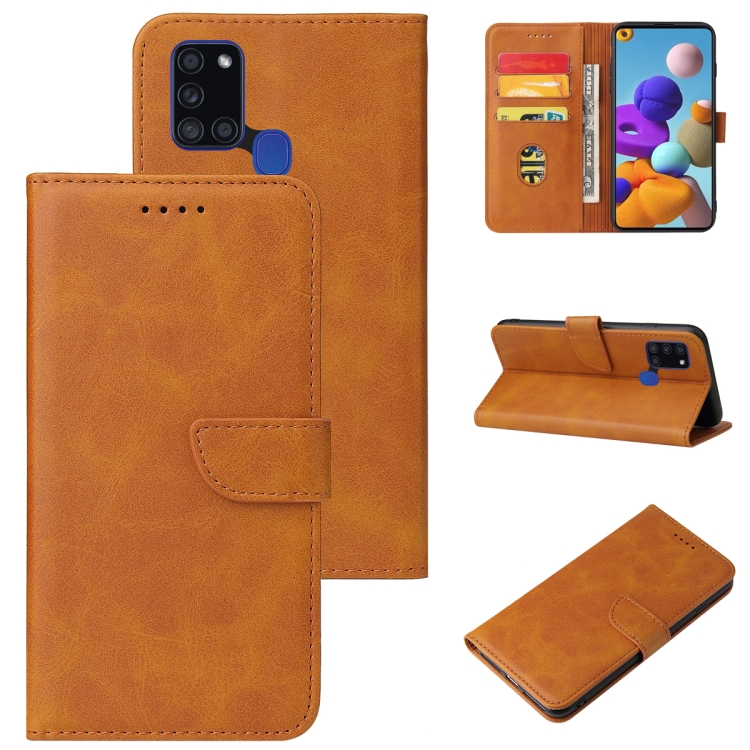 For Samsung Galaxy A21s Calf Texture Buckle Horizontal Flip Leather Case with Holder & Card Slots & Wallet(Khaki)
For Samsung Galaxy A21s Calf Texture Buckle Horizontal Flip Leather Case with Holder & Card Slots & Wallet(Khaki)