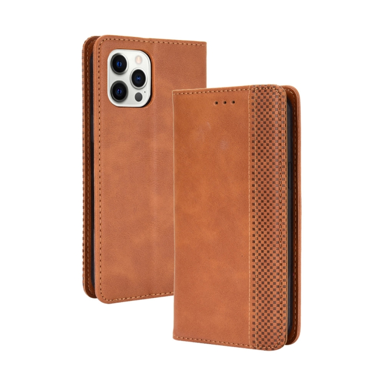 Magnetic Buckle Retro Pattern Horizontal Flip Leather Case with Holder & Card Slot & Wallet For iPhone 13 Pro(Brown)
Magnetic Buckle Retro Pattern Horizontal Flip Leather Case with Holder & Card Slot & Wallet For iPhone 13 Pro(Brown)
