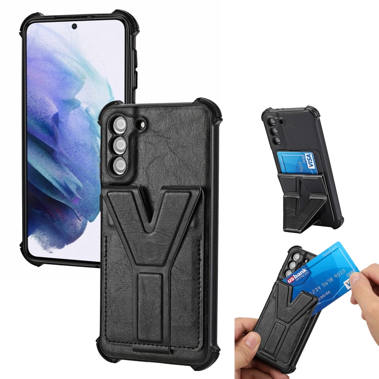 For Samsung Galaxy S21 FE 5G Y Style Multifunction Card Stand Back Cover PU + TPU + PC Magnetic Shockproof Case(Black)
For Samsung Galaxy S21 FE 5G Y Style Multifunction Card Stand Back Cover PU + TPU + PC Magnetic Shockproof Case(Black)