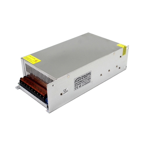 S-600-12 DC12V 50A 600W LED Light Bar Monitoring Security Display High-power Lamp Power Supply, Size: 245 x 125 x 65mm
S-600-12 DC12V 50A 600W LED Light Bar Monitoring Security Display High-power Lamp Power Supply, Size: 245 x 125 x 65mm