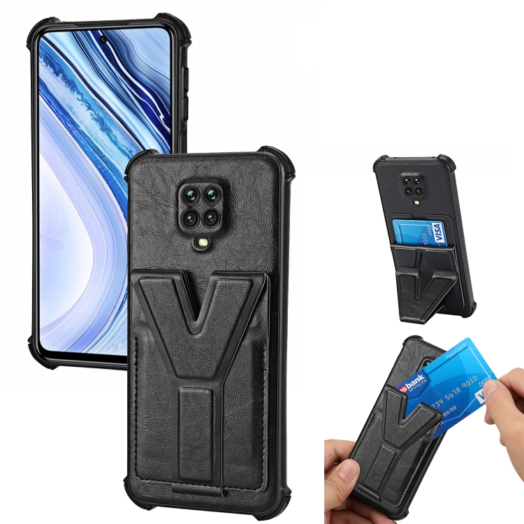 For Xiaomi Redmi Note 9 Pro Max Y Style Multifunction Card Stand Back Cover PU + TPU + PC Magnetic Shockproof Case(Black)
For Xiaomi Redmi Note 9 Pro Max Y Style Multifunction Card Stand Back Cover PU + TPU + PC Magnetic Shockproof Case(Black)