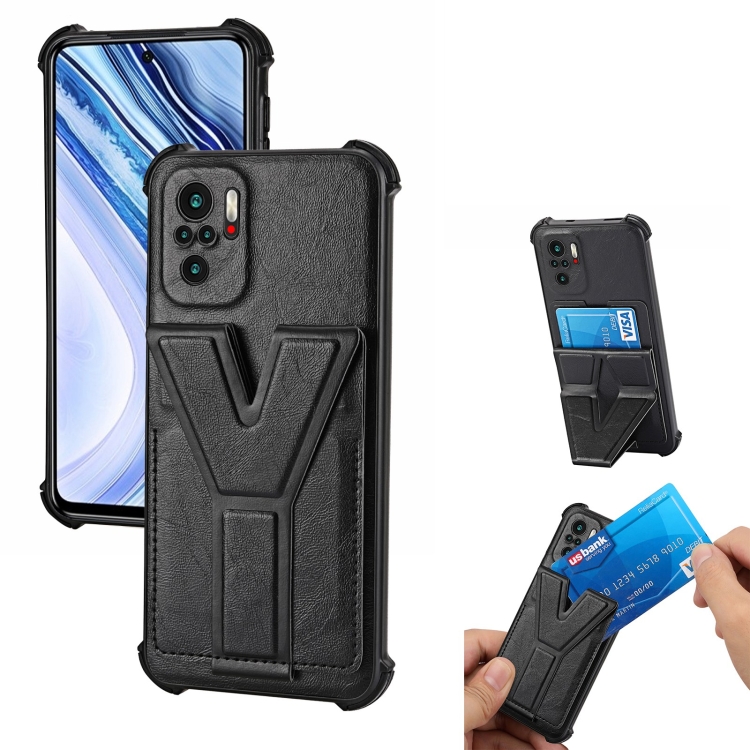 For Xiaomi Redmi Note 10 4G Y Style Multifunction Card Stand Back Cover PU + TPU + PC Magnetic Shockproof Case(Black)
For Xiaomi Redmi Note 10 4G Y Style Multifunction Card Stand Back Cover PU + TPU + PC Magnetic Shockproof Case(Black)