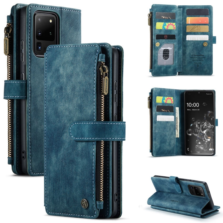For Samsung Galaxy S20 Ultra 5G CaseMe-C30 PU + TPU Multifunctional Horizontal Flip Leather Case with Holder & Card Slot & Wallet & Zipper Pocket(Blue)
For Samsung Galaxy S20 Ultra 5G CaseMe-C30 PU + TPU Multifunctional Horizontal Flip Leather Case with Holder & Card Slot & Wallet & Zipper Pocket(Blue)