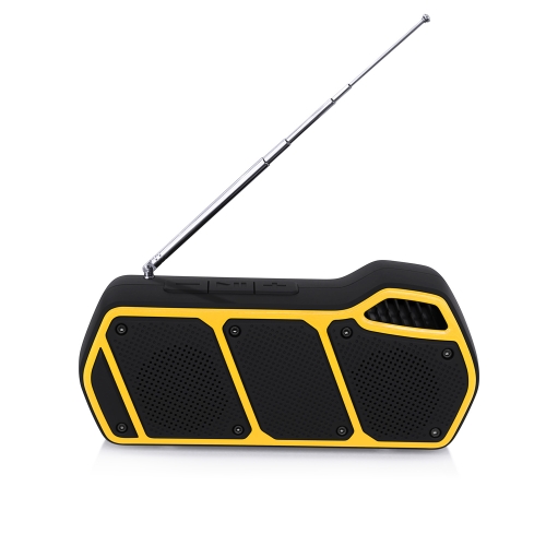 

NewRixing NR-5011fm Outdoor Portable Bluetooth Speakerr, Support Hands-free Call / TF Card / FM / U Disk(Yellow)