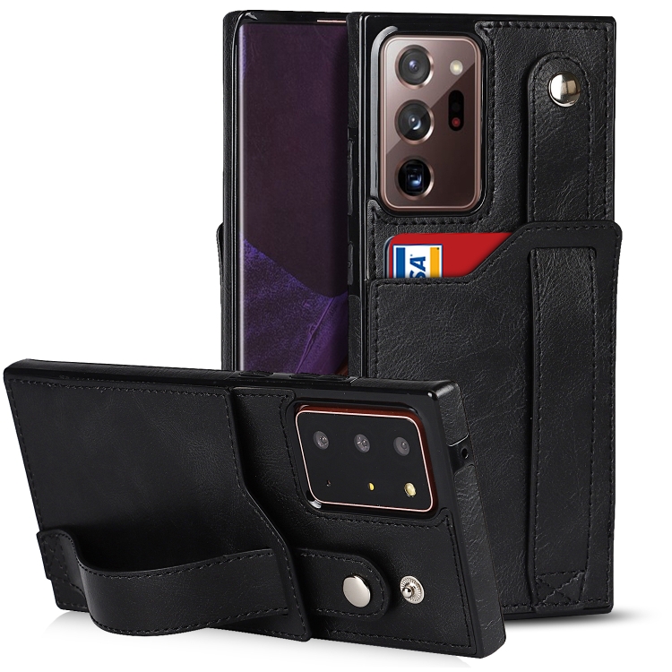 For Samsung Galaxy Note20 Ultra Crazy Horse Texture Shockproof TPU + PU Leather Case with Card Slot & Wrist Strap Holder(Black)
For Samsung Galaxy Note20 Ultra Crazy Horse Texture Shockproof TPU + PU Leather Case with Card Slot & Wrist Strap Holder(Black)