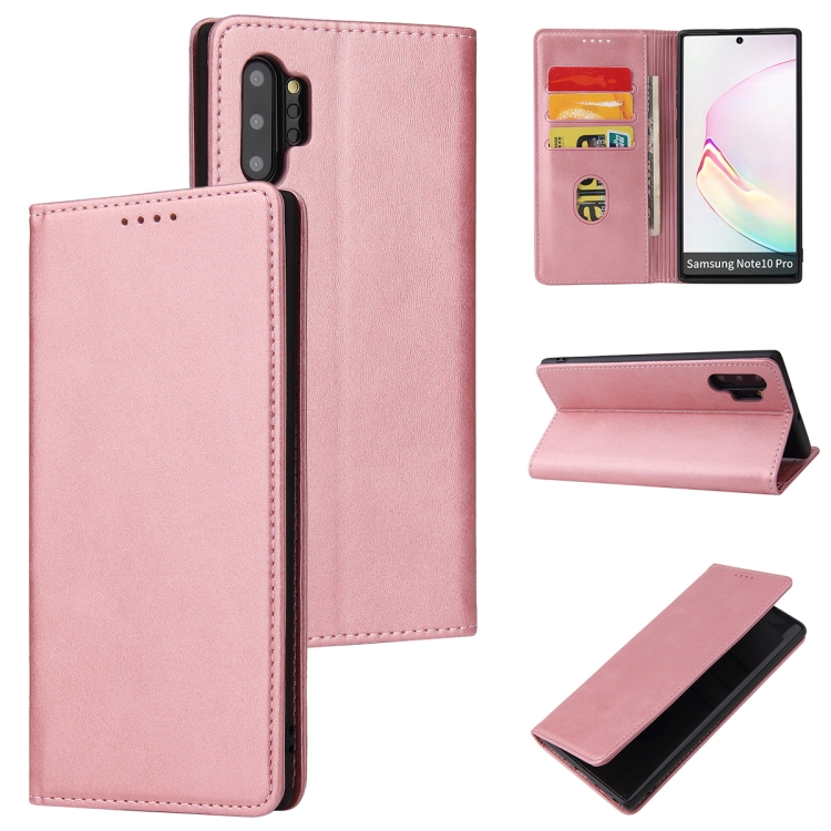 For Samsung Galaxy Note10+ Calf Texture Magnetic Horizontal Flip Leather Case with Holder & Card Slots & Wallet(Rose Gold)
For Samsung Galaxy Note10+ Calf Texture Magnetic Horizontal Flip Leather Case with Holder & Card Slots & Wallet(Rose Gold)