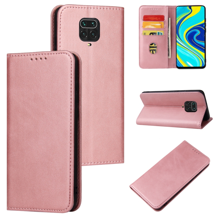 For Xiaomi Redmi Note 9 Pro Calf Texture Magnetic Horizontal Flip Leather Case with Holder & Card Slots & Wallet(Rose Gold)
For Xiaomi Redmi Note 9 Pro Calf Texture Magnetic Horizontal Flip Leather Case with Holder & Card Slots & Wallet(Rose Gold)