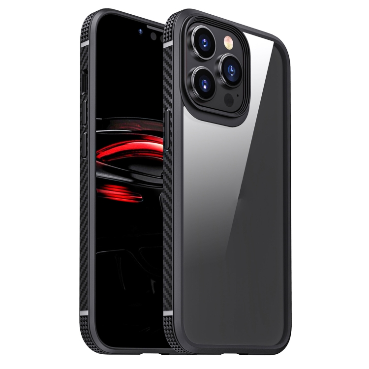 MG Series Carbon Fiber TPU + Clear PC Four-corner Airbag Shockproof Case For iPhone 13 Pro(Black)
MG Series Carbon Fiber TPU + Clear PC Four-corner Airbag Shockproof Case For iPhone 13 Pro(Black)