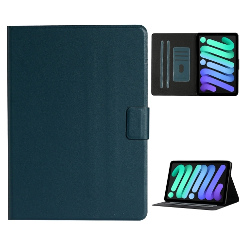 Pure Color Horizontal Flip Leather Tablet Case with Card Slots & Holder & Sleep / Wake-up Function For iPad mini 6(Dark Green)
Pure Color Horizontal Flip Leather Tablet Case with Card Slots & Holder & Sleep / Wake-up Function For iPad mini 6(Dark Green)