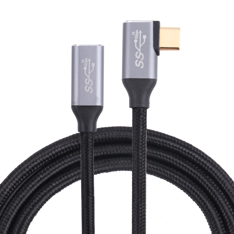 Elbow USB-C / Type-C Male to USB-C / Type-C Female Transmission Data Cable, Cable Length:1m
Elbow USB-C / Type-C Male to USB-C / Type-C Female Transmission Data Cable, Cable Length:1m