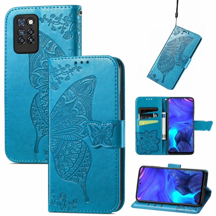 For Infinix Note 10 Pro Butterfly Love Flower Embossed Horizontal Flip Leather Case with Holder & Card Slots & Wallet & Lanyard(Blue)
For Infinix Note 10 Pro Butterfly Love Flower Embossed Horizontal Flip Leather Case with Holder & Card Slots & Wallet & Lanyard(Blue)