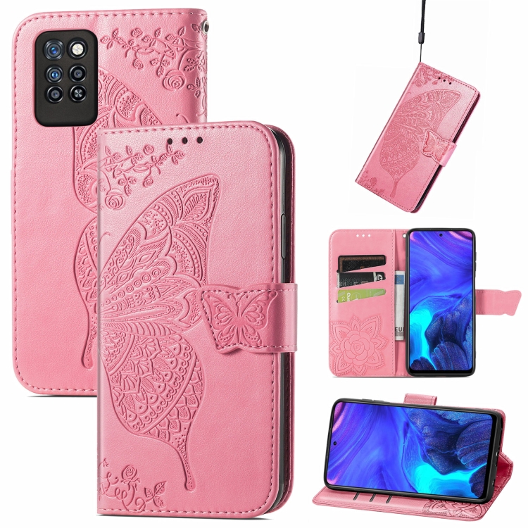 For Infinix Note 10 Pro Butterfly Love Flower Embossed Horizontal Flip Leather Case with Holder & Card Slots & Wallet & Lanyard(Pink)
For Infinix Note 10 Pro Butterfly Love Flower Embossed Horizontal Flip Leather Case with Holder & Card Slots & Wallet & Lanyard(Pink)