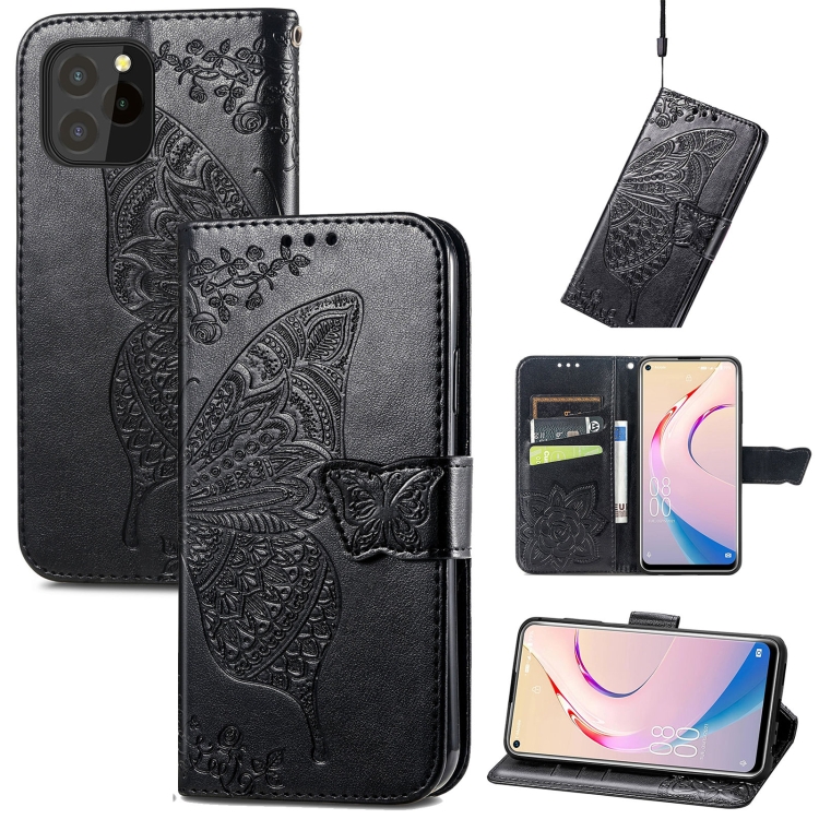 For Oukitel C21 Pro Butterfly Love Flower Embossed Horizontal Flip Leather Case with Holder & Card Slots & Wallet & Lanyard(Black)
For Oukitel C21 Pro Butterfly Love Flower Embossed Horizontal Flip Leather Case with Holder & Card Slots & Wallet & Lanyard(Black)