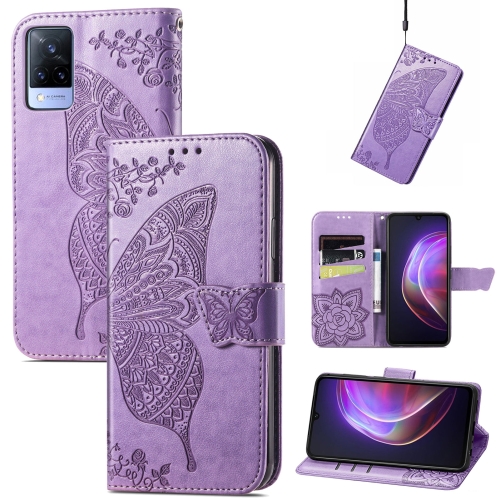 For vivo V21 Butterfly Love Flower Embossed Horizontal Flip Leather Case with Holder & Card Slots & Wallet & Lanyard(Light Purple)
For vivo V21 Butterfly Love Flower Embossed Horizontal Flip Leather Case with Holder & Card Slots & Wallet & Lanyard(Light Purple)