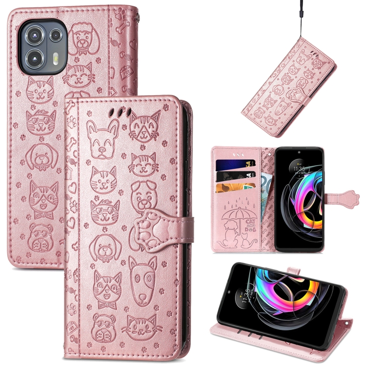 For Motorola Moto Edge 20 Lite Lovely Cat and Dog Embossing Pattern Horizontal Flip Leather Case , with Holder & Card Slots & Wallet & Cartoon Clasp & Lanyard(Rose Gold)
For Motorola Moto Edge 20 Lite Lovely Cat and Dog Embossing Pattern Horizontal Flip Leather Case , with Holder & Card Slots & Wallet & Cartoon Clasp & Lanyard(Rose Gold)