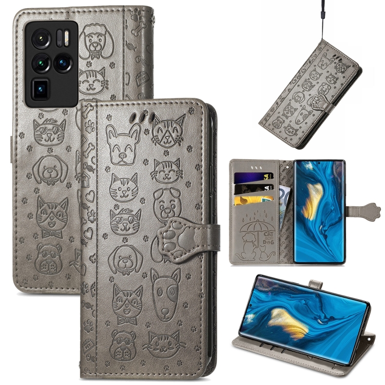 For ZTE Nubia Z30 Pro Lovely Cat and Dog Embossing Pattern Horizontal Flip Leather Case , with Holder & Card Slots & Wallet & Cartoon Clasp & Lanyard(Grey)
For ZTE Nubia Z30 Pro Lovely Cat and Dog Embossing Pattern Horizontal Flip Leather Case , with Holder & Card Slots & Wallet & Cartoon Clasp & Lanyard(Grey)