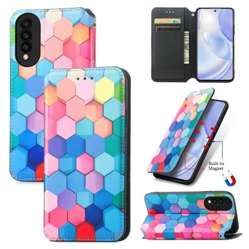 For Huawei nova 8 SE Youth Colorful Magnetic Horizontal Flip PU Leather Case with Holder & Card Slot & Wallet(Colorful Cube)
For Huawei nova 8 SE Youth Colorful Magnetic Horizontal Flip PU Leather Case with Holder & Card Slot & Wallet(Colorful Cube)