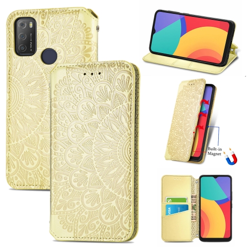 For Alcatel 1S (2021) Blooming Mandala Embossed Pattern Magnetic Horizontal Flip Leather Case with Holder & Card Slots & Wallet(Yellow)
For Alcatel 1S (2021) Blooming Mandala Embossed Pattern Magnetic Horizontal Flip Leather Case with Holder & Card Slots & Wallet(Yellow)