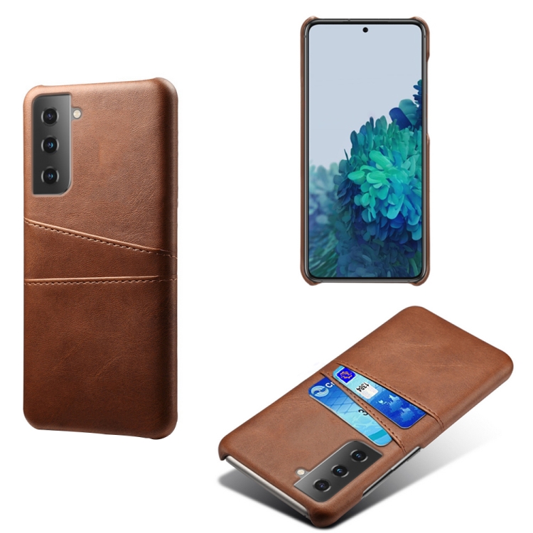 For Samsung Galaxy S21+ 5G Calf Texture PC + PU Leather Back Cover Shockproof Case with Dual Card Slots(Brown)
For Samsung Galaxy S21+ 5G Calf Texture PC + PU Leather Back Cover Shockproof Case with Dual Card Slots(Brown)