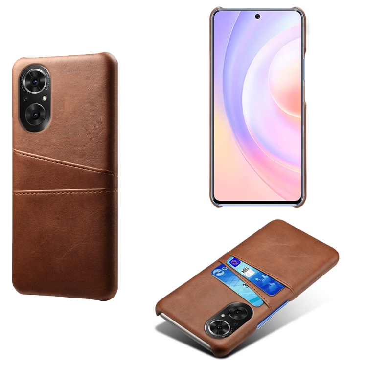 For Honor 50 SE Calf Texture PC + PU Leather Back Cover Shockproof Case with Dual Card Slots(Brown)
For Honor 50 SE Calf Texture PC + PU Leather Back Cover Shockproof Case with Dual Card Slots(Brown)