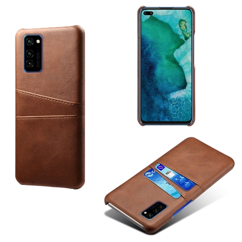 For Honor V30 Pro Calf Texture PC + PU Leather Back Cover Shockproof Case with Dual Card Slots(Brown)
For Honor V30 Pro Calf Texture PC + PU Leather Back Cover Shockproof Case with Dual Card Slots(Brown)