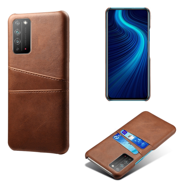 For Honor X10 5G Calf Texture PC + PU Leather Back Cover Shockproof Case with Dual Card Slots(Brown)
For Honor X10 5G Calf Texture PC + PU Leather Back Cover Shockproof Case with Dual Card Slots(Brown)