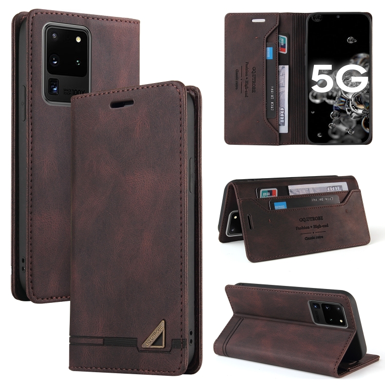For Samsung Galaxy S20 Ultra Skin Feel Anti-theft Brush Horizontal Flip Leather Case with Holder & Card Slots & Wallet(Brown)
For Samsung Galaxy S20 Ultra Skin Feel Anti-theft Brush Horizontal Flip Leather Case with Holder & Card Slots & Wallet(Brown)