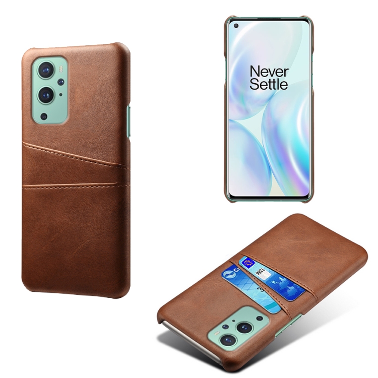 For OnePlus 9 Calf Texture PC + PU Leather Back Cover Shockproof Case with Dual Card Slots(Brown)
For OnePlus 9 Calf Texture PC + PU Leather Back Cover Shockproof Case with Dual Card Slots(Brown)