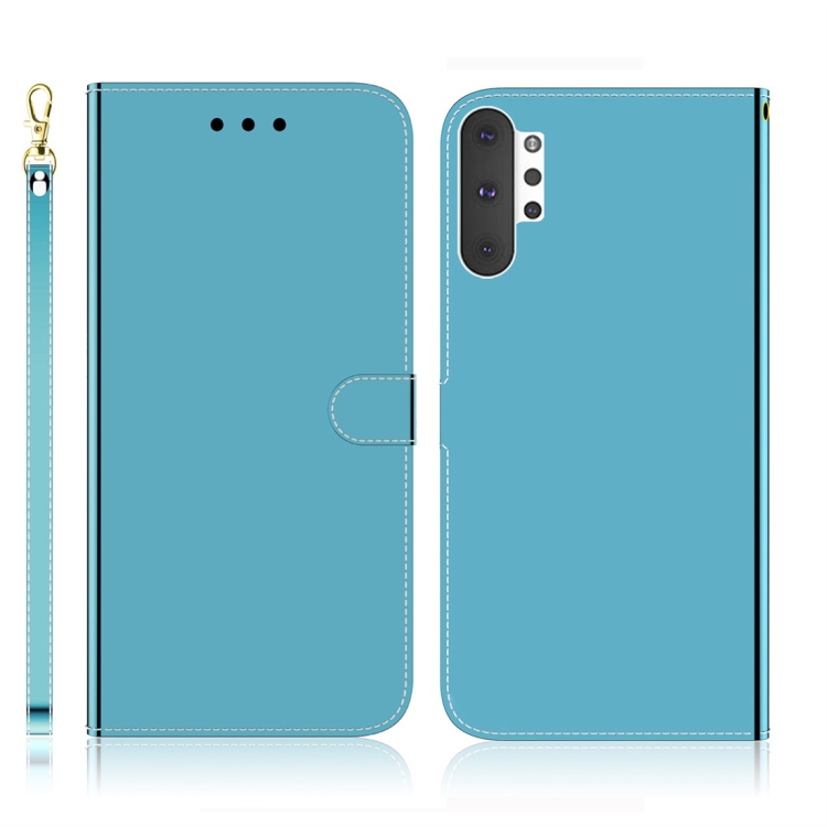 For Galaxy Note 10+ Imitated Mirror Surface Horizontal Flip Leather Case with Holder & Card Slots & Wallet & Lanyard(Blue)
For Galaxy Note 10+ Imitated Mirror Surface Horizontal Flip Leather Case with Holder & Card Slots & Wallet & Lanyard(Blue)