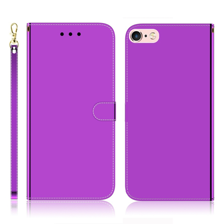 For iPhone 6 / 6s Imitated Mirror Surface Horizontal Flip Leather Case with Holder & Card Slots & Wallet & Lanyard(Purple) 
For iPhone 6 / 6s Imitated Mirror Surface Horizontal Flip Leather Case with Holder & Card Slots & Wallet & Lanyard(Purple)