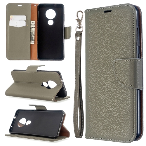 For Nokia 6.2/ 7.2 Litchi Texture Pure Color Horizontal Flip PU Leather Case with Holder & Card Slots & Wallet & Lanyard(Gray)
For Nokia 6.2/ 7.2 Litchi Texture Pure Color Horizontal Flip PU Leather Case with Holder & Card Slots & Wallet & Lanyard(Gray)