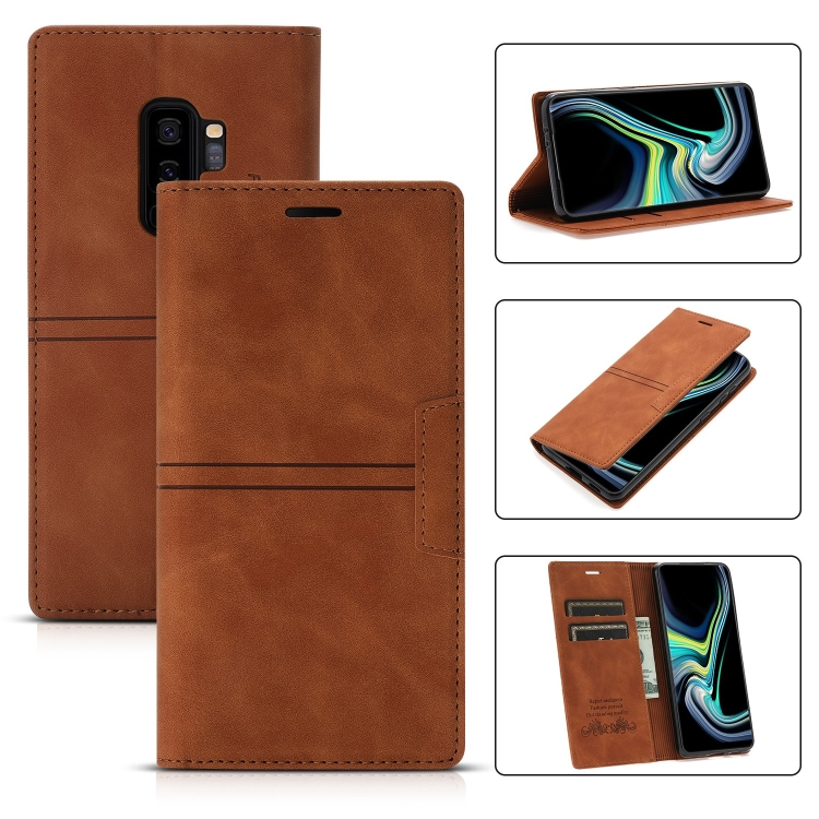 For Samsung Galaxy S9+ Dream Magnetic Suction Business Horizontal Flip PU Leather Case with Holder & Card Slot & Wallet(Brown)
For Samsung Galaxy S9+ Dream Magnetic Suction Business Horizontal Flip PU Leather Case with Holder & Card Slot & Wallet(Brown)
