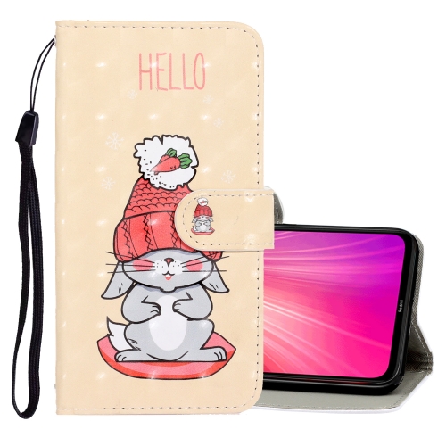 For Xiaomi Redmi Note 8 Pro 3D Colored Drawing Horizontal Flip PU Leather Case with Holder & Card Slots & Wallet(Rabbit)
For Xiaomi Redmi Note 8 Pro 3D Colored Drawing Horizontal Flip PU Leather Case with Holder & Card Slots & Wallet(Rabbit)
