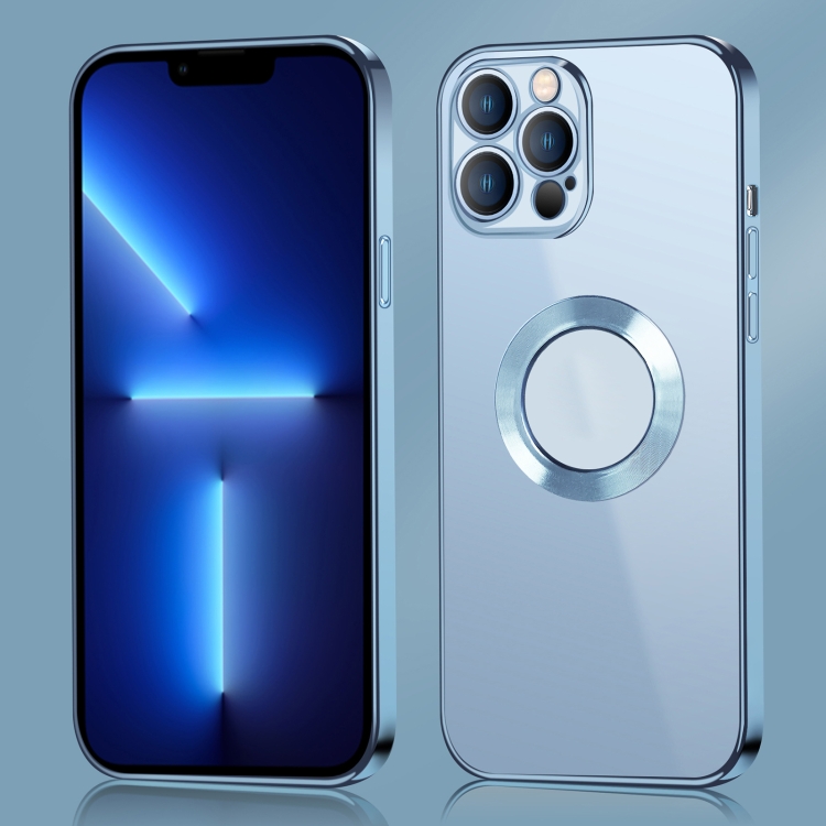 9D Electroplated Edge Metal Ring Clear PC + TPU Shockproof Case For iPhone 11(Sierra Blue) 
9D Electroplated Edge Metal Ring Clear PC + TPU Shockproof Case For iPhone 11(Sierra Blue)