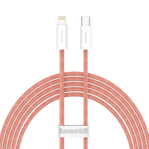 

Baseus CALD000107 Dynamic Series 20W USB-C / Type-C to 8 Pin Fast Charging Data Cable, Cable Length:2m(Orange)