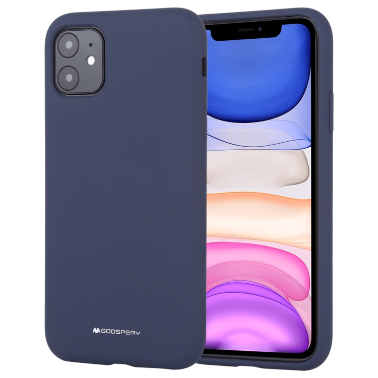 For iPhone 11 GOOSPERY SILICONE Solid Color Soft Liquid Silicone Shockproof Soft TPU Case(Navy)
For iPhone 11 GOOSPERY SILICONE Solid Color Soft Liquid Silicone Shockproof Soft TPU Case(Navy)