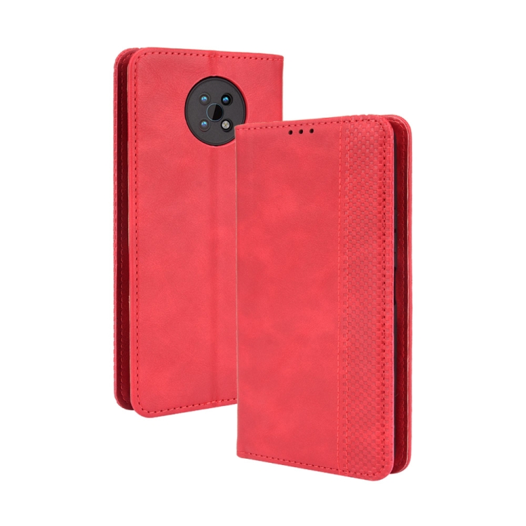 For Nokia C50 5G Magnetic Buckle Retro Crazy Horse Texture Horizontal Flip Leather Case with Holder & Card Slots & Photo Frame(Red)
For Nokia C50 5G Magnetic Buckle Retro Crazy Horse Texture Horizontal Flip Leather Case with Holder & Card Slots & Photo Frame(Red)