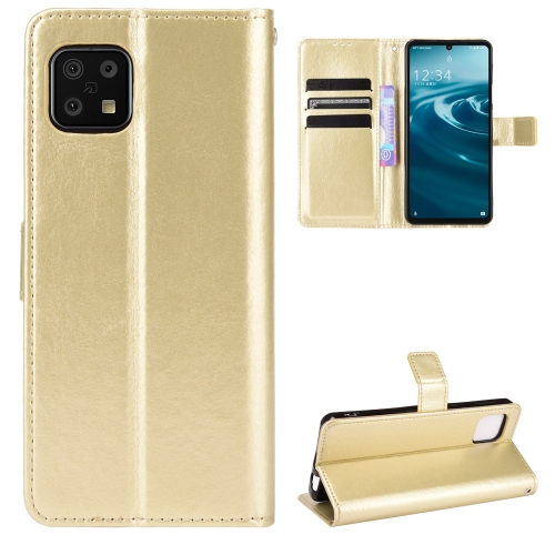 For Aquos Sense6 Crazy Horse Texture Horizontal Flip Leather Case with Holder & Card Slots & Lanyard(Gold)
For Aquos Sense6 Crazy Horse Texture Horizontal Flip Leather Case with Holder & Card Slots & Lanyard(Gold)