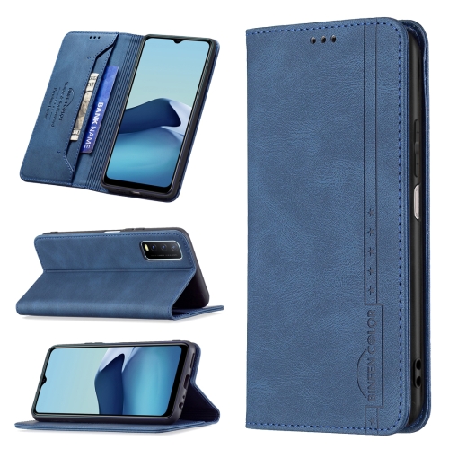 For vivo Y20 Magnetic RFID Blocking Anti-Theft Leather Case with Holder & Card Slots & Wallet(Blue)
For vivo Y20 Magnetic RFID Blocking Anti-Theft Leather Case with Holder & Card Slots & Wallet(Blue)