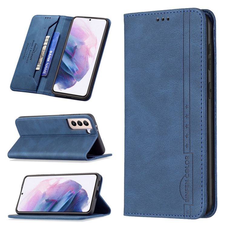For Samsung Galaxy S21+ 5G Magnetic RFID Blocking Anti-Theft Leather Case with Holder & Card Slots & Wallet(Blue)
For Samsung Galaxy S21+ 5G Magnetic RFID Blocking Anti-Theft Leather Case with Holder & Card Slots & Wallet(Blue)