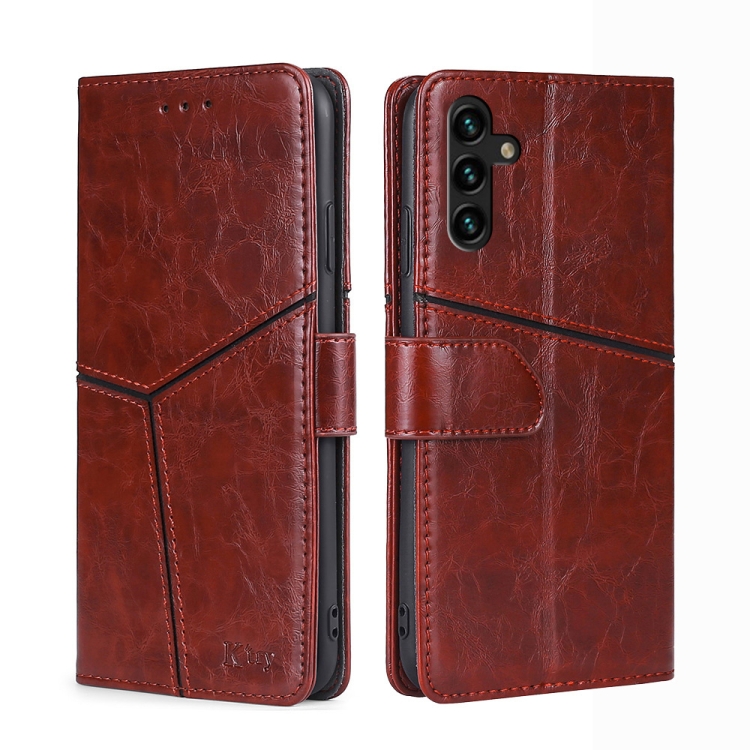For Samsung Galaxy A13 5G Geometric Stitching Horizontal Flip Leather Case with Holder & Card Slots & Wallet(Dark Brown)
For Samsung Galaxy A13 5G Geometric Stitching Horizontal Flip Leather Case with Holder & Card Slots & Wallet(Dark Brown)