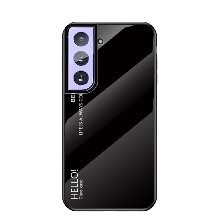 For Samsung Galaxy S21+ 5G Gradient Color Painted TPU Edge Glass Case(Elegant Black)
For Samsung Galaxy S21+ 5G Gradient Color Painted TPU Edge Glass Case(Elegant Black)