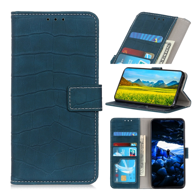 For Samsung Galaxy A13 5G Crocodile Texture Horizontal Flip Leather Phone Case with Holder & Card Slots(Dark Green)
For Samsung Galaxy A13 5G Crocodile Texture Horizontal Flip Leather Phone Case with Holder & Card Slots(Dark Green)