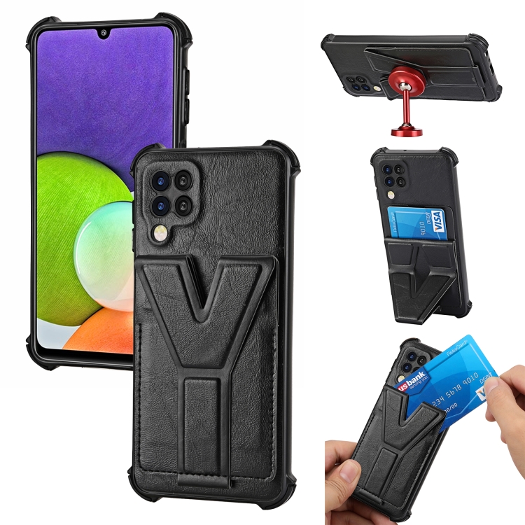 For Samsung Galaxy A12 5G Y Style Multifunction Card Stand Back Cover PU + TPU + PC Magnetic Phone Case(Black)
For Samsung Galaxy A12 5G Y Style Multifunction Card Stand Back Cover PU + TPU + PC Magnetic Phone Case(Black)
