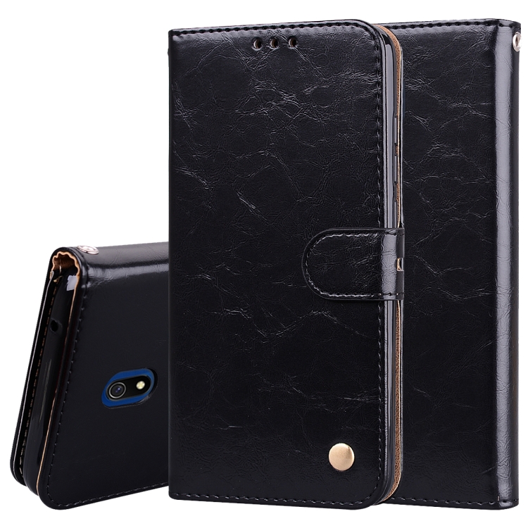 For Xiaomi Redmi 8A Business Style Oil Wax Texture Horizontal Flip Leather Case, with Holder & Card Slots & Wallet(Black)
For Xiaomi Redmi 8A Business Style Oil Wax Texture Horizontal Flip Leather Case, with Holder & Card Slots & Wallet(Black)