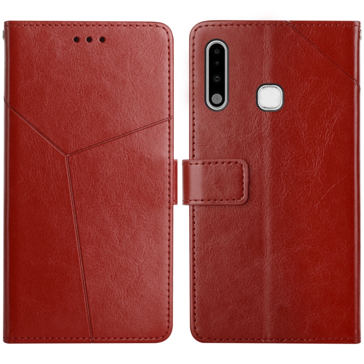 For Samsung Galaxy A70e Y Stitching Horizontal Flip Leather Case with Holder & Card Slots & Wallet & Photo Frame(Brown)
For Samsung Galaxy A70e Y Stitching Horizontal Flip Leather Case with Holder & Card Slots & Wallet & Photo Frame(Brown)
