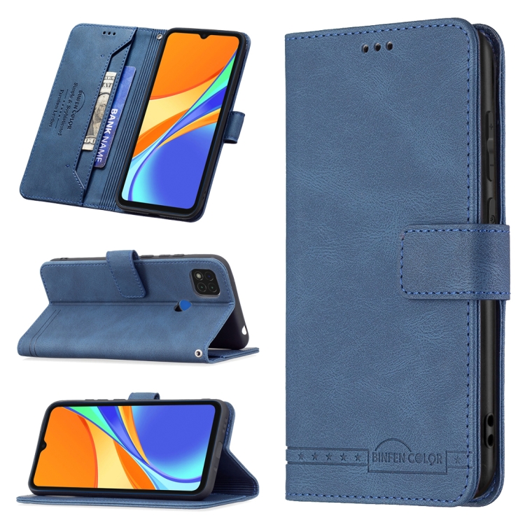 For Xiaomi Redmi 9C Magnetic Clasp RFID Blocking Anti-Theft Leather Case with Holder & Card Slots & Wallet(Blue)
For Xiaomi Redmi 9C Magnetic Clasp RFID Blocking Anti-Theft Leather Case with Holder & Card Slots & Wallet(Blue)