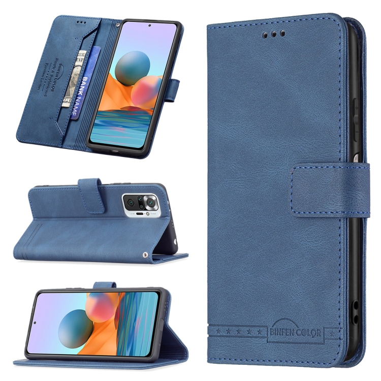 For Xiaomi Redmi Note 10 Pro Magnetic Clasp RFID Blocking Anti-Theft Leather Case with Holder & Card Slots & Wallet(Blue)
For Xiaomi Redmi Note 10 Pro Magnetic Clasp RFID Blocking Anti-Theft Leather Case with Holder & Card Slots & Wallet(Blue)