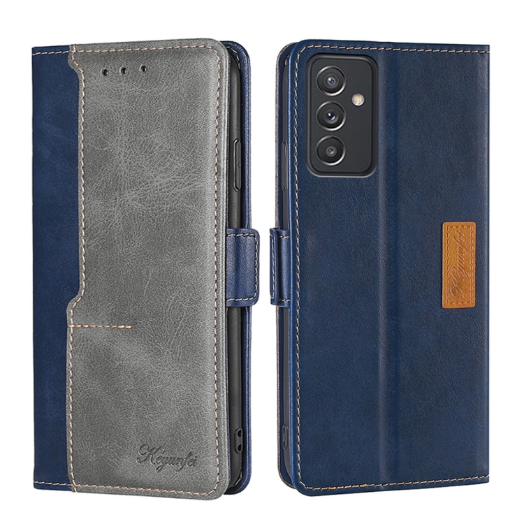 For Samsung Galaxy A82 5G / Quantum 2 Retro Texture Contrast Color Buckle Horizontal Flip Leather Case with Holder(Blue+Grey)
For Samsung Galaxy A82 5G / Quantum 2 Retro Texture Contrast Color Buckle Horizontal Flip Leather Case with Holder(Blue+Grey)