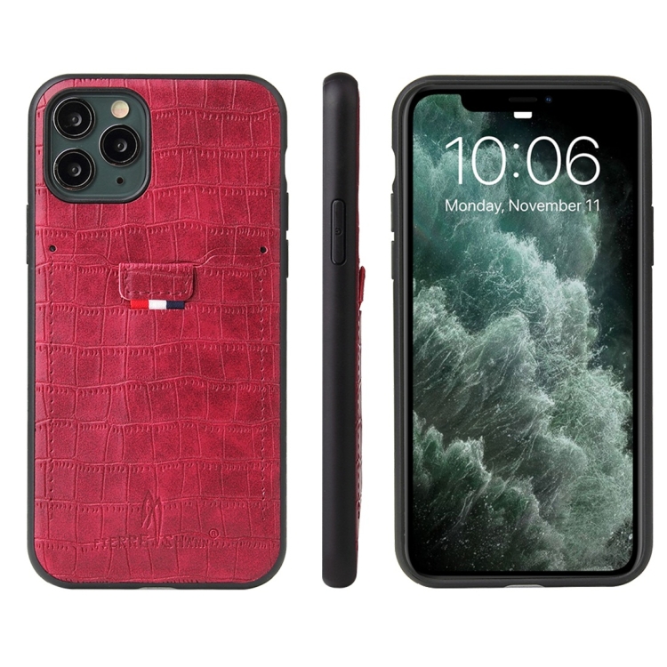 For iPhone 11 Crocodile Texture TPU + Leather Protective Case with Card Slot(Red)
For iPhone 11 Crocodile Texture TPU + Leather Protective Case with Card Slot(Red)